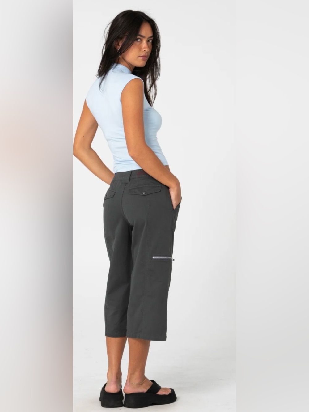 L.L. Bean Women’s Navy Cargo Capris